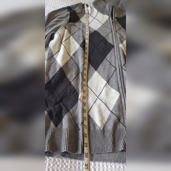 Zip up argyle sweater XXL Inc International Concept - Picture 8 of 14